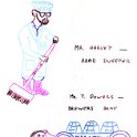 Sketches of Mr Harvey and Mr Dowers