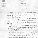 Letter from Samuel Glegg dated 1917