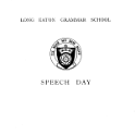 1960 Speech Day Programme