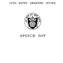 1963 Speech Day Programme