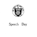 Speech Day Programme for 1970
