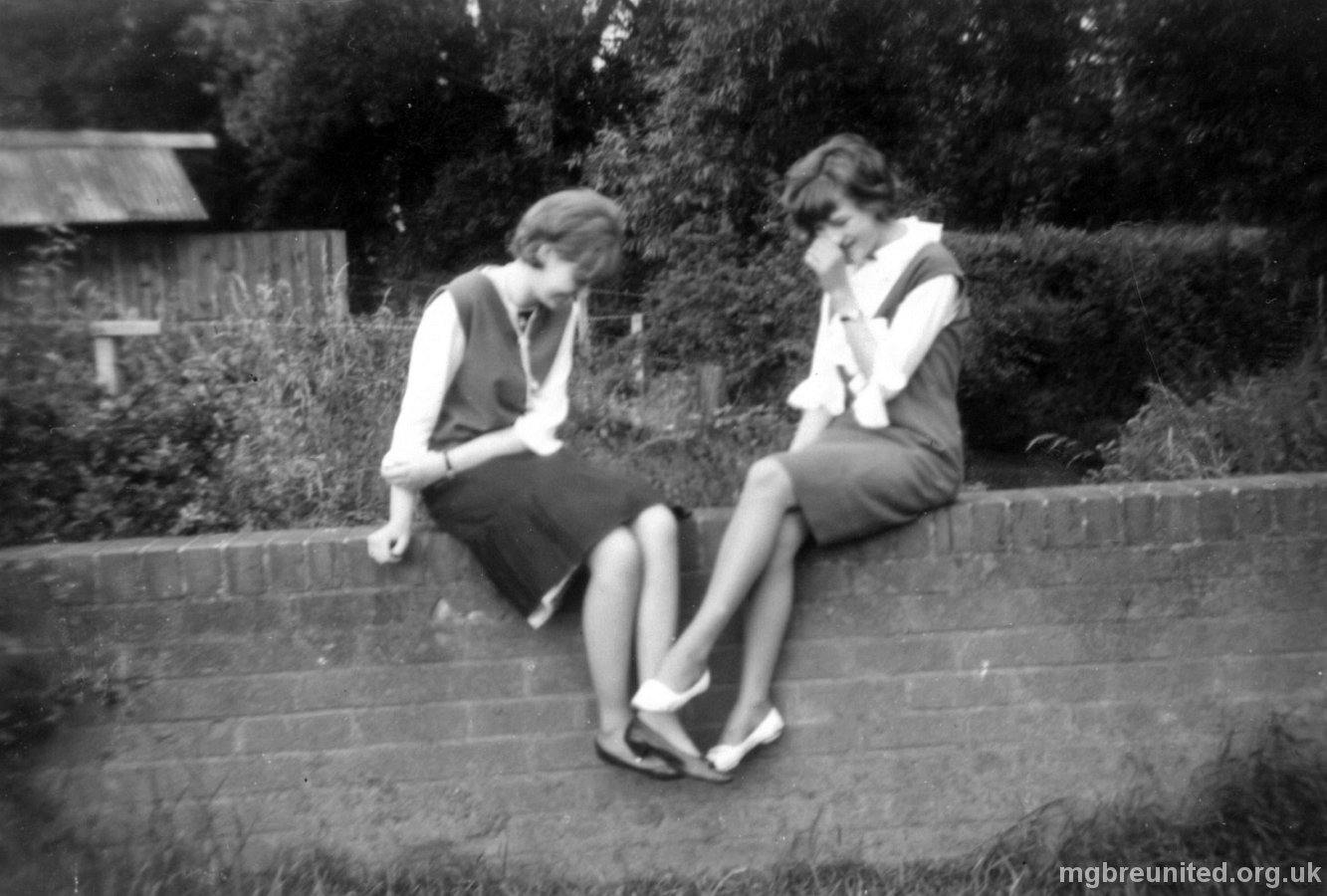 1964 Val Page and Susan Matthews at Winthorpe cricket ground 1964.