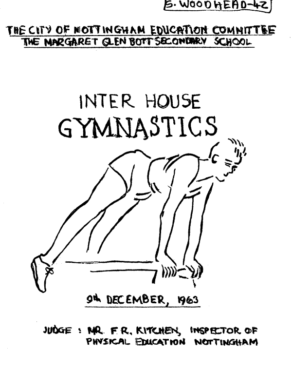 Inter House Gymnastics - December 1963 