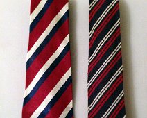MGB School Ties Left is a school tie as used by the plebeians and right is the Prefect's tie. Photo from Jonathan Holbrook