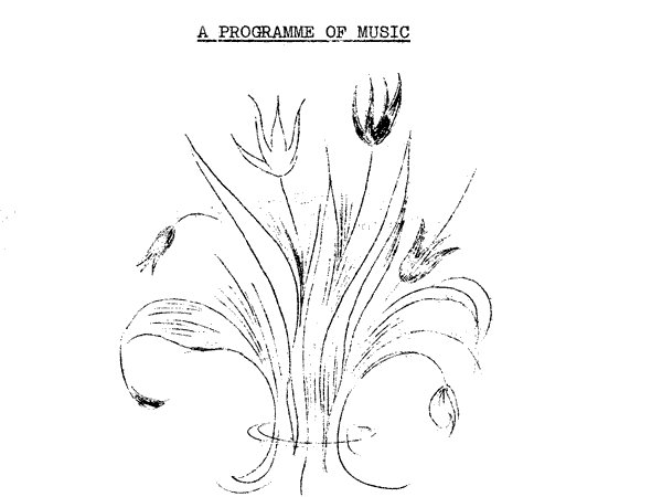 A Programme of Music April 1962